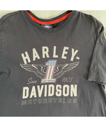 Harley Davidson Motorcycles Short Sleeve Broken In Black Tshirt M - €14,21 EUR