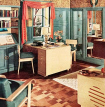 1937 Armstrong Linoleum Floors Advertisement Vintage Home Flooring DWQQ5 - $19.99
