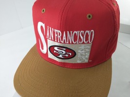 Vintage SAN FRANCISCO 49ERS Drew Pearson Snapback Baseball Cap Hat UNWOR... - £64.95 GBP