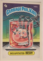 Decapitated Hedy Vintage Garbage Pail Kids 160A Trading Card 1986 - $2.48