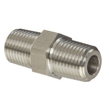 HFS 3/8&quot; NPT Male x 3/8 &quot; NPT Male Pipe Fitting Adapter Stainless Steel 304 - £13.36 GBP