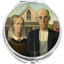 American Gothic Compact with Mirrors - Perfect for your Pocket or Purse - £9.09 GBP