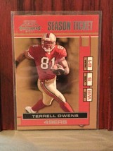 2001 Playoff Contenders Football Card #81 Terrell Owens  San Francisco 49ers - £0.78 GBP