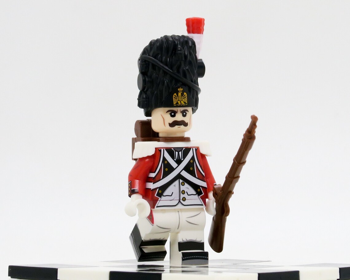 Napoleonic Wars Swiss Grenadier Soldier Minifigures Building Toy - $3.49