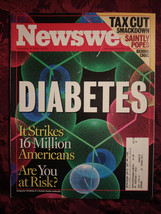 NEWSWEEK September 4 2000 Diabetes Crisis George W Bush Al Gore Entertainment - £6.84 GBP