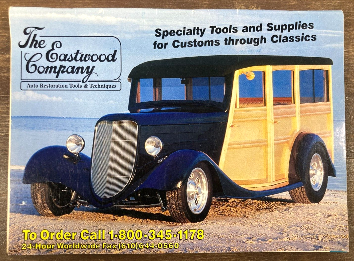 Vintage THE EASTWOOD COMPANY 1995 Parts CATALOG 1934 Ford Woody Hot Rod Cover - $14.84