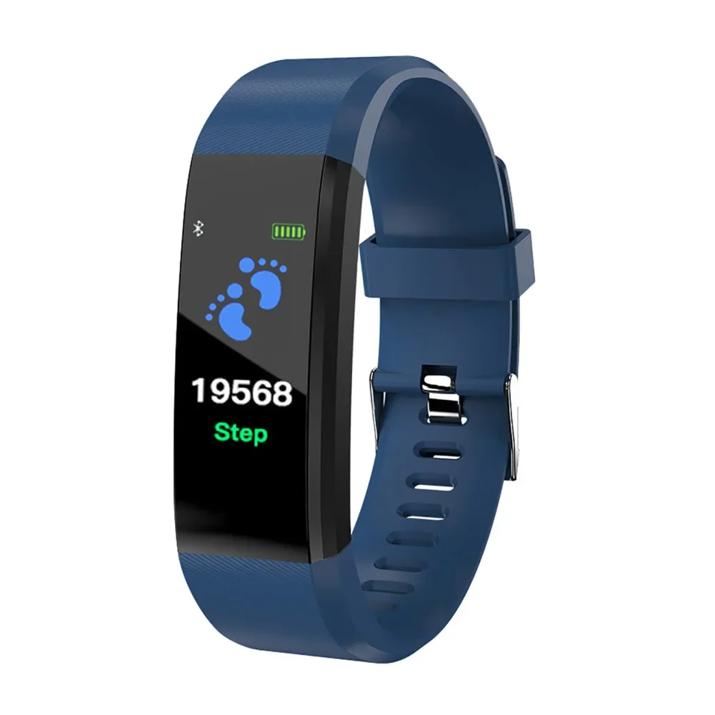 115plus Smart Watch 0.96 Inch Touch Screen Fitness Tracker Waterproof Sm... - £12.01 GBP