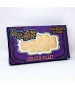 Willy Wonka Chocolate Factory Golden Winning Ticket 24k Gold Plated SOLD... - £78.21 GBP