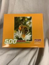 2005 Hoyle Bee on Flower 500 pieces Jigsaw Puzzle  10 to Adult 13.5x19 Tested - £4.80 GBP