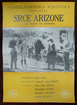 1939 The heart of Arizona Original Movie Poster US Film Lesley Selander Serbian - £45.17 GBP