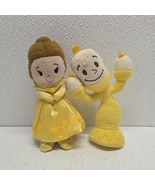 Disney Beauty and the Beast 2 Plush Set Just Play Belle &amp; Lumiere 5&quot; - $12.77