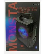 NEW The Monsta Bluetooth LED Boombox Speaker W/ FM Radio Join the party ... - £22.36 GBP
