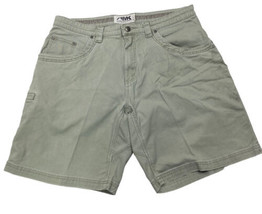 MK Mountain Khakis Jackson Hole Shorts green Cotton Mens 38x9 measures 36 waist - £13.45 GBP