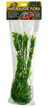 [Pack of 4] Zoo Med Naturalistic Flora Malaysian Fern Terrarium Plant Large -... - £34.23 GBP
