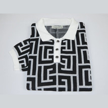 Men's Sports Shirt LCR MIZUMI Soft Cotton Blend Fashion Polo Style 11170-A Black image 6