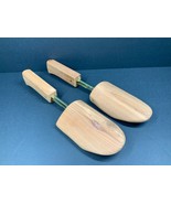 Cedar Shoe Trees Men’s Spring Loaded Measures 12” Extended EUC Wooden Stretchers - $11.88