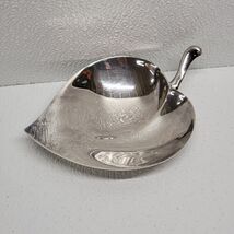 Silver Plated Leaf Dish Ball Footed - FB Rogers Co - Trinket Tray - Vintage - $14.15