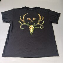 Bone Collector Men's Black Preshrunk Cotton Graphic Antler T-Shirt Sz XL (46-48) image 8