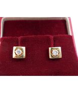 14k Earring Jacket Enhancers with .21 Carat Diamond Stud Earrings - $308.75