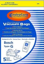 5 Bosch Type G Vacuum Bags For BBZ51AFG2U, BBZ51AFG1U - £8.15 GBP