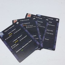 4 Quick build cards - Star Wars X-Wing Miniatures Board game Replacement pc - £2.34 GBP