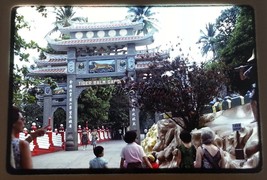 1978 Tiger Balm Gardens, Entry Gate Entrance Singapore 1 Color Slide - £2.33 GBP