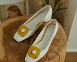 Sweet flowers thick heels wedding women shoes brand high heels office ladies shoes thumb155 crop