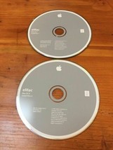 Mac Macintosh eMac OS X 10.2 Install Software Discs  CDs 10.2.2 Jaguar 2002 - £47.44 GBP