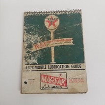 Vintage 1960 Texaco Automobile Lubrication Guide, Marfak Lubrication - $14.80