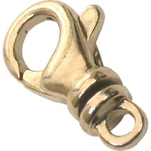 14k Gold Swivel Lobster Claw Clasp 13.5 x 6.3mm - £76.14 GBP