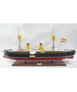 Spanish Battleship Pelayo 1887 - Handcrafted War Ship Display Model 43&quot; NEW - $499.00