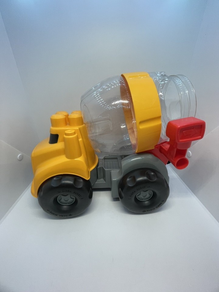 Mega Bloks CAT Cement Spinning Truck Cement Mixer Fisher Price - $15.27