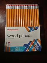 Office Depot Wood Pencils 36 Count - £9.37 GBP