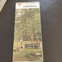 1968 Conoco Touraide Map Of Kansas Discover America By Car Travel Tour Guide - £4.37 GBP