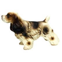 Cocker Spaniel Porcelain Dog Figurine NAPCO National Potteries 3 1/4&quot; x 5&quot; - £11.01 GBP