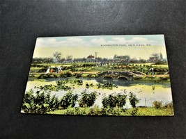 Washington Park- Milwaukee, Wisconsin - Unposted 1900s Postcard. - £9.08 GBP