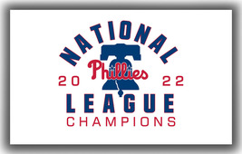 Philadelphia Phillies Baseball Team National League Champions Flag 90x150cm3x5ft - £11.76 GBP