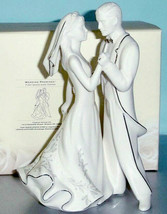 Lenox Bride &amp; Groom First Dance Cake Topper Wedding Promises #6090054 New - £70.83 GBP