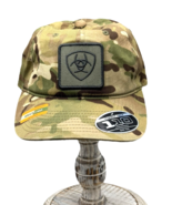 Ariat Trucker Hat Snapback Camo Baseball Ball Cap Adjustable Yupoong Fle... - $26.64 CAD