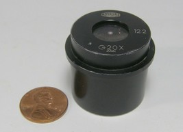 Olympus Microscope Eyepiece 1ct. G20X 12.2 dirty on inside-see pics - $39.99