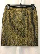 Ann Taylor Loft Petites Women&#39;s Gold Skirt Size 8 P NWOT - £32.54 GBP