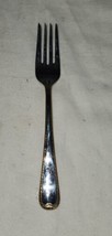 GOLDEN RIBBON EDGE Gorham Glossy 18/8 Stainless Steel 8 Inch Fork Dinner - $9.99