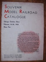 1950 Souvenir Model Railroad Catalog - Chicago Outdoor Show - NICE - $9.95