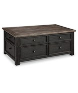 Tyler Creek - Grayish Brown / Black - Lift Top Cocktail Table - $9,860.92 MXN
