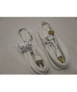 GE 12 Ft 3 Outlet Power Strip, 2 Prong 16 Gauge Twist-to-Close Cover, 2 Pack - $17.95