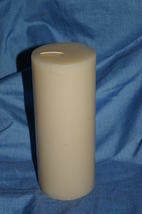 Partylite Taupe 3 x 7 Pillar Flat Top Mystery Scent Ginger Current Heirl... - $20.00