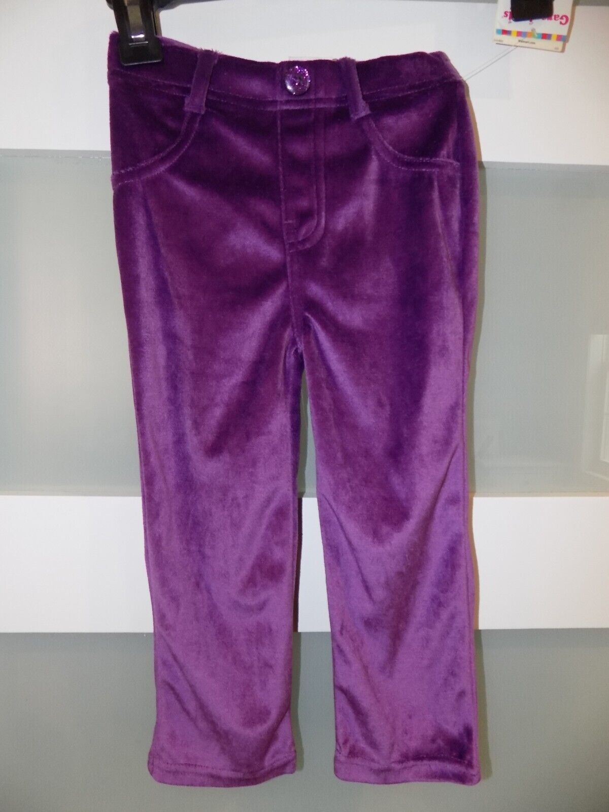 Garanimals Purple Velour Jeggings Size 3T Girls NEW - $13.80
