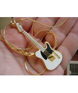 (M-223-B) Pick from 3 colors FENDER TELECASTER Electric guitar Pendant  ... - $32.99