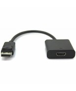 DisplayPort Male to HDMI Female Adapter - Black - $243.05 MXN