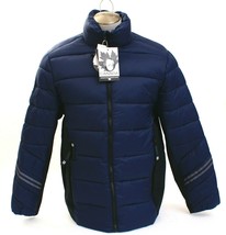 Canada Weathergear Blue Zip Front Insulated Puffer Jacket Men&#39;s NWT - £142.42 GBP